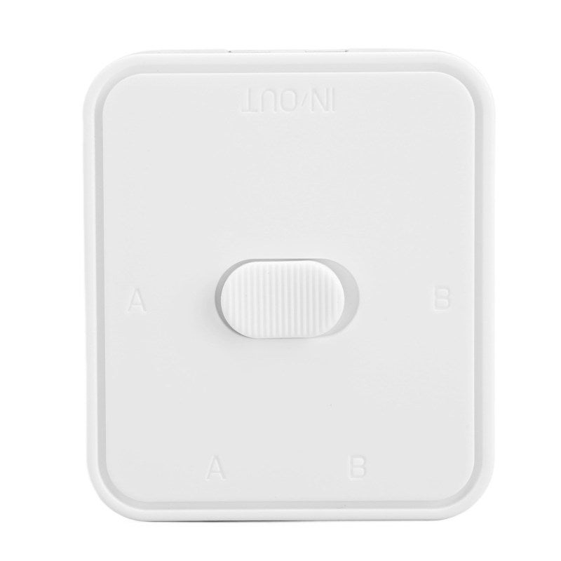 Gigabit Network Switch: White ABS Material, 1000Mbps 2 In 1 Out 1 In 2 Out, Power-free Network Switching - Electromagnetic Interference Shielding, RJ45 Ethernet Splitter for Home Office Network Expans - Image 2