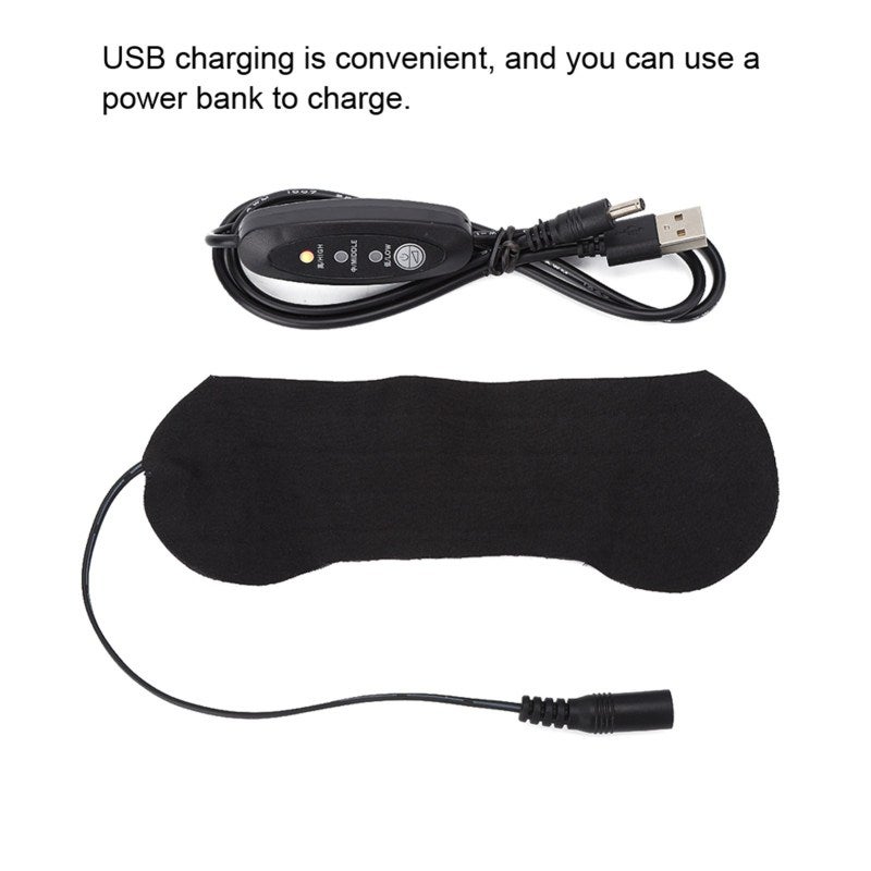 وسادة تدفئة USB محمولة قابلة للغسل - سجادة تسخين كهربائية لتخفيف الألم - كمادة ساخنة للسفر في الهواء الطلق - Image 2