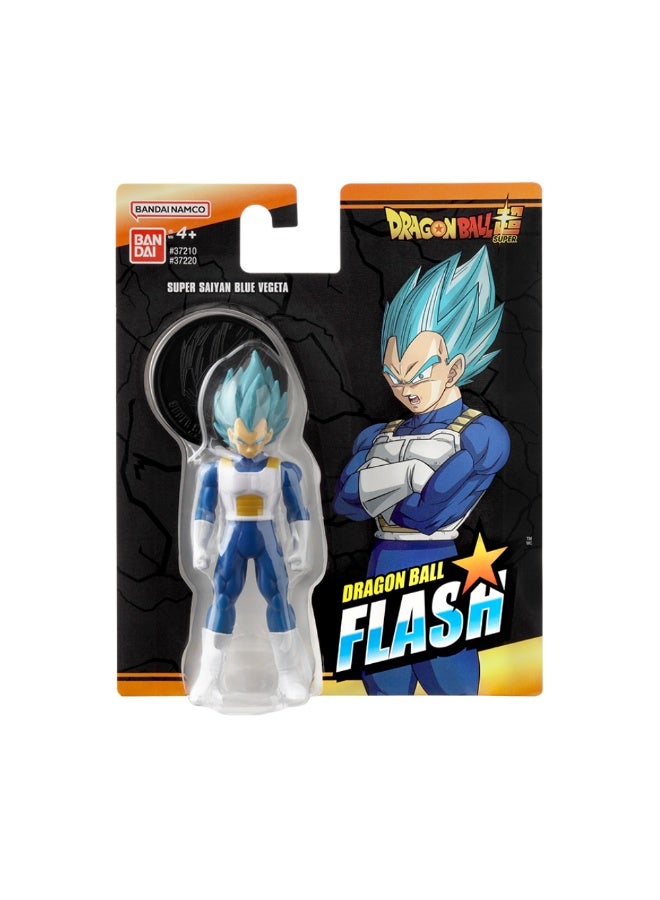 Bandai Dragon Ball Flash Series Super Saiyan Blue Vegeta 4" Action Figure 
