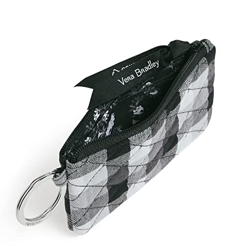 Vera Bradley Women's Cotton Zip ID Case Wallet, Kingbird Plaid, One Size - Image 2