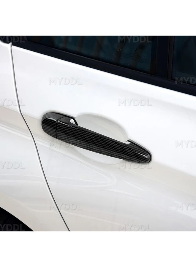 Carbon Fiber Car Door Handle Cover Trim Decal Sticker Black For BMW E87 F20 F22 F23 E90 E92 E93 F30 F34 F35 F32 F33 F36 F21 F80 F82 F83 E84 E70 E71 F25 F26 X1 X3 X4 X5 X6 M3 M4 - Image 5