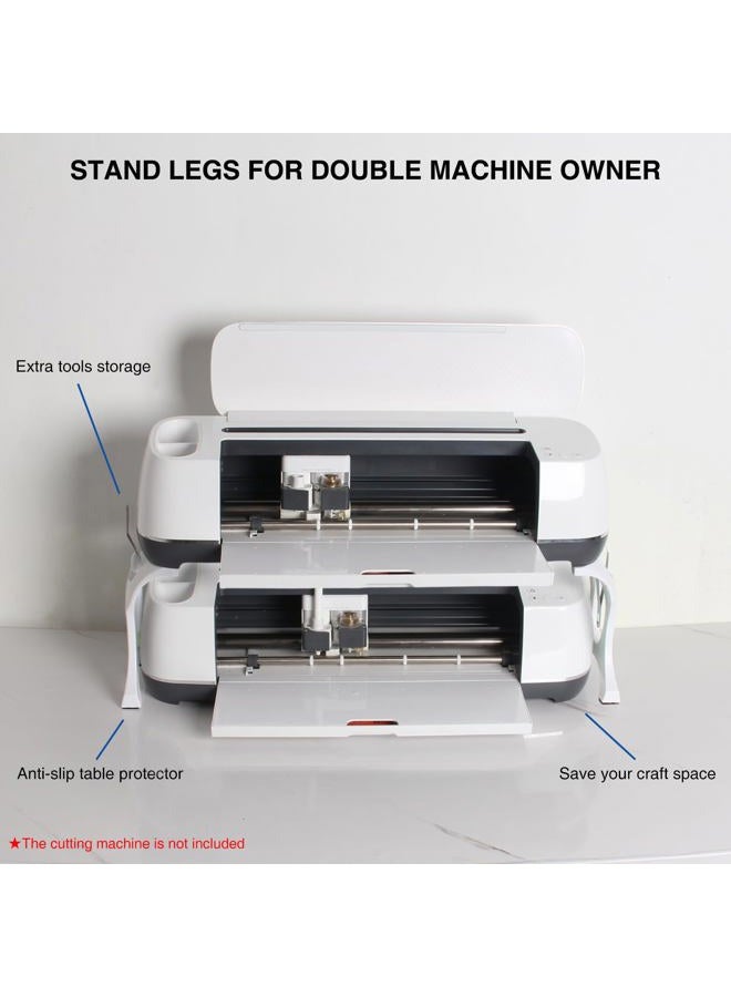 LOPASA 7'' Stand Legs Compatible with Cricut Maker 3/ Maker/Explore 3/ Explore Air 2, Cricut Accessories for Double Machine Organization and Storage, Cutting Machine Organizer for Save Space - Image 3