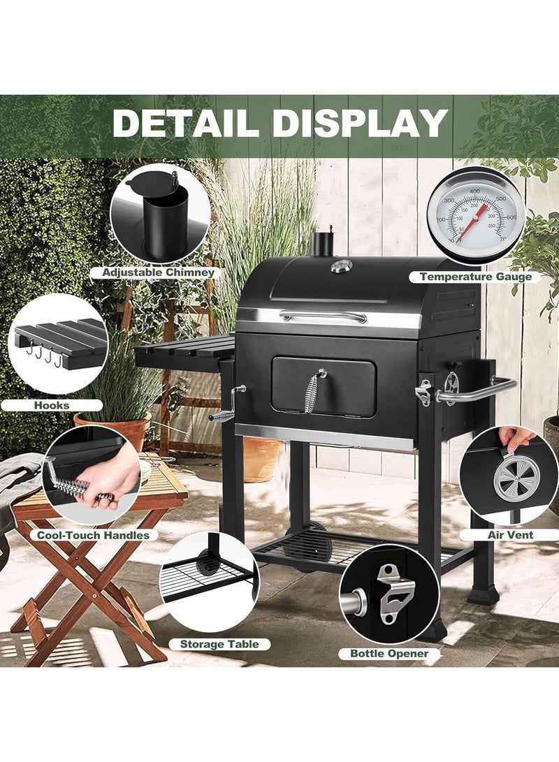 ETG Portable Patio BBQ Simple Installation Grill 113*45.5*100CM - Image 5