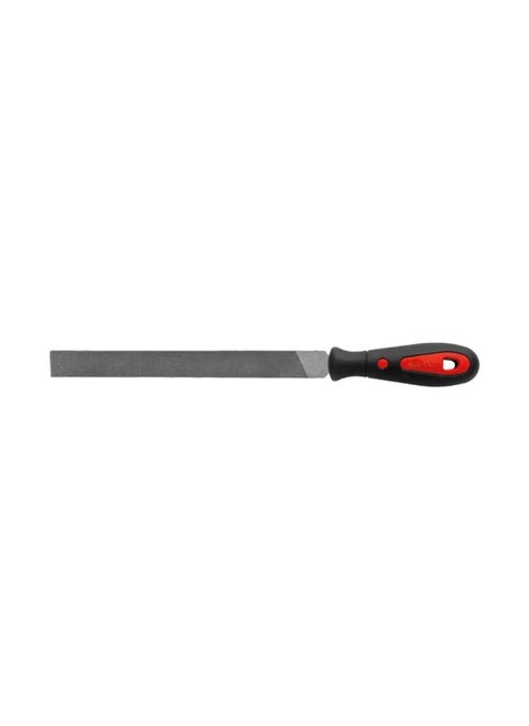 Ceta form Flat Hand File with Soft Grip Handle, (Second Cut) Double Cut Surfaces - Length 250mm. - 10”
