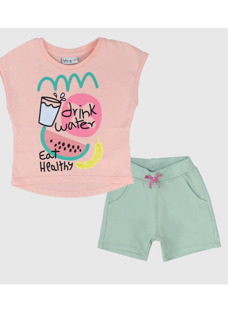 Solang - "Eat Healthy" 2-Piece Outfit Set - Image 1