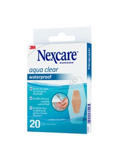 Nexcare 3M ضمادات أبسولوت مقاومة للماء 26X57 ملم - 20 قطعة  - Image 1