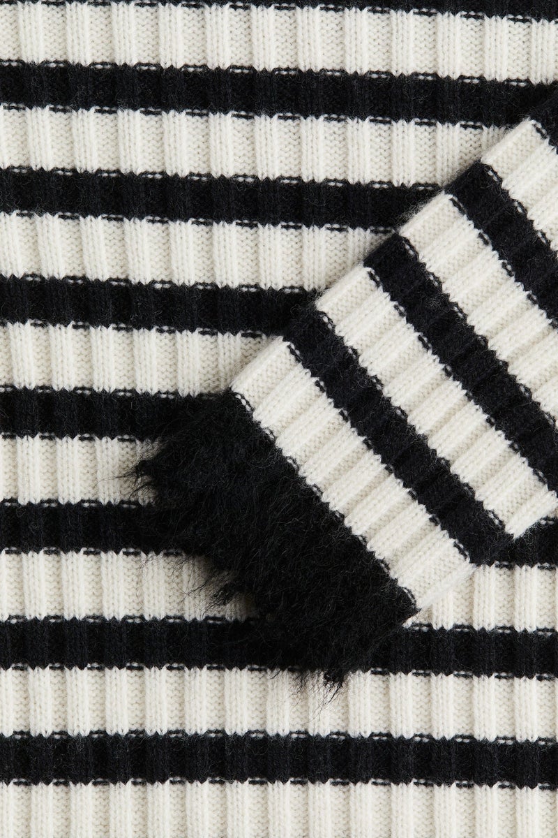 H&M Rib-Knit Polo-Neck Wool Jumper - Image 5