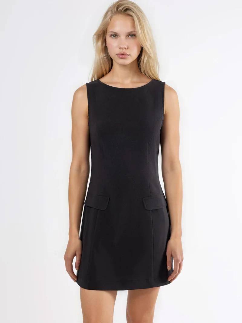 HICCUP Mini Bengalin Dress with Pocket Detail