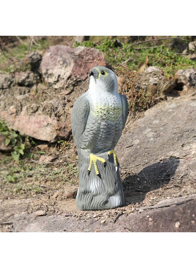 فزاعة طيور على شكل صقر قرني مزيف، واقيات طاردة للطيور للحدائق، طارد طبيعي للآفات، فزاعة غوفر، تمثال حديقة، مصباح ستروب لطرد السناجب في العلية - Image 5