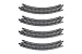 Kato USA Model Train Products UNITRACK Compact Tracks 4Piece 183mm7 Radius45Degree - Image 3