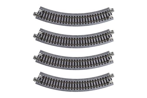 Kato USA Model Train Products UNITRACK Compact Tracks 4Piece 183mm7 Radius45Degree - Image 1