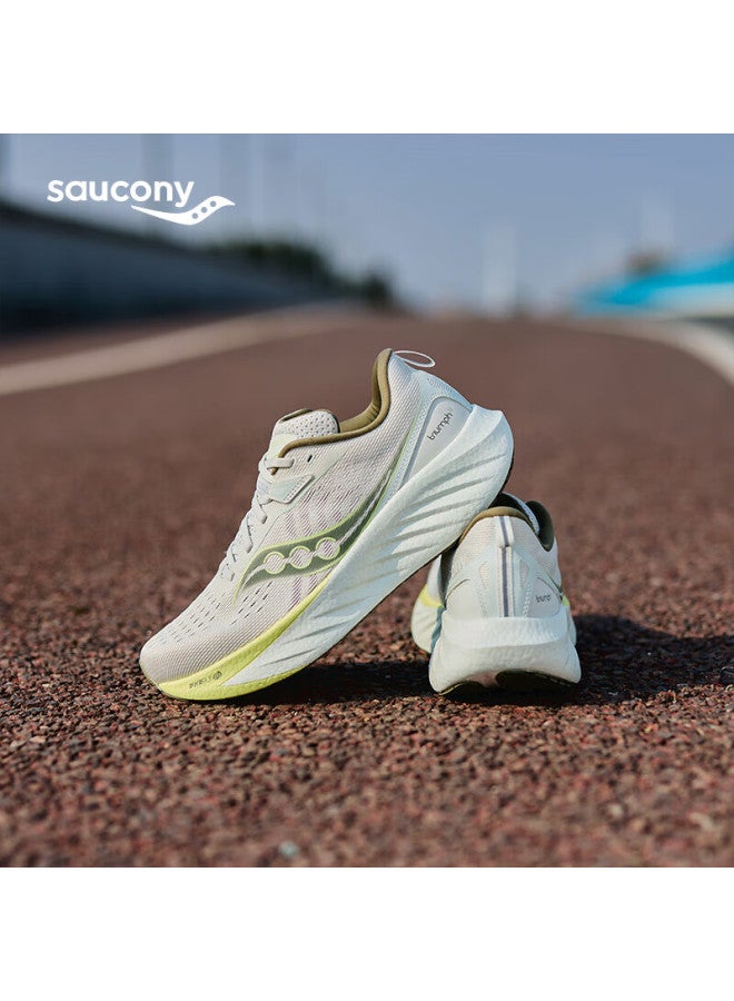 Saucony Men's Victory 22 Running Shoes, Shawn Yue's Same Style, Cushioned And Comfortable, Grey-green, Size 41 - Image 2