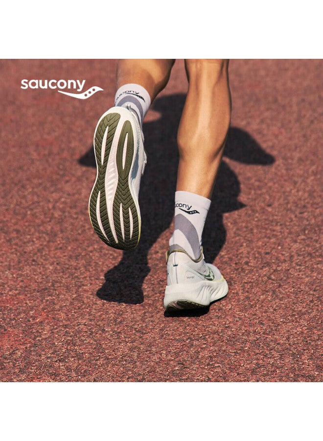 Saucony Men's Victory 22 Running Shoes, Shawn Yue's Same Style, Cushioned And Comfortable, Grey-green, Size 41 - Image 4