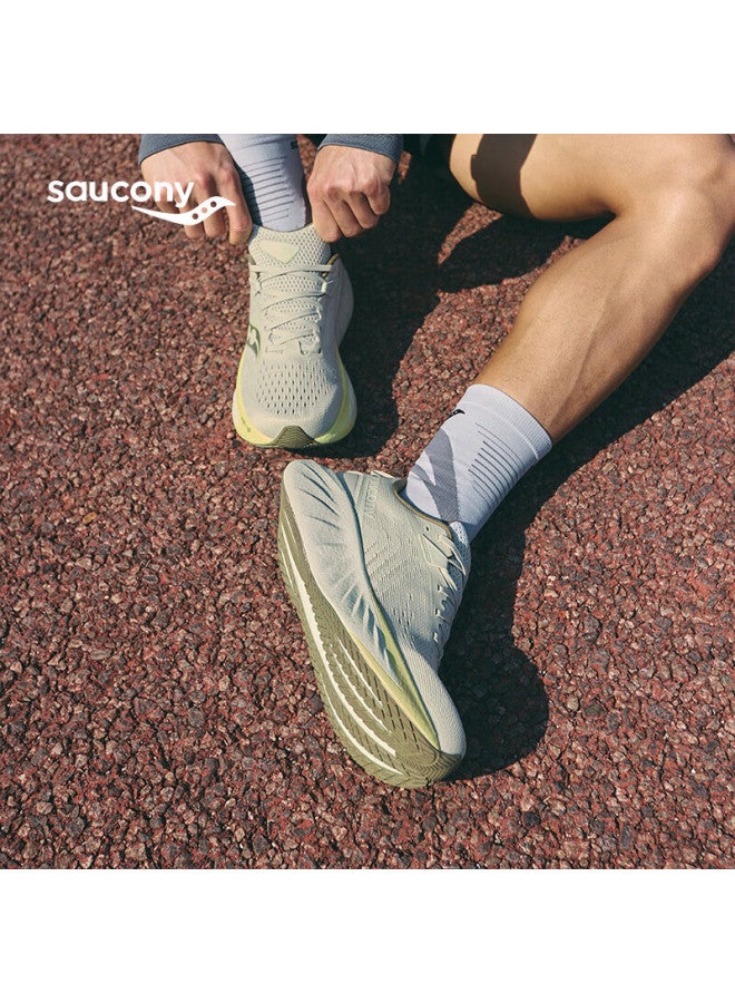 Saucony Men's Victory 22 Running Shoes, Shawn Yue's Same Style, Cushioned And Comfortable, Grey-green, Size 41 - Image 3