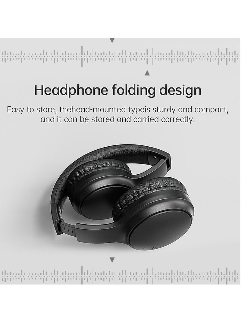 fingertime - ANC Wireless Bluetooth Headset, Over-Ear Active Noise Reduction with Low Delay Game Mode for Gaming - Image 1
