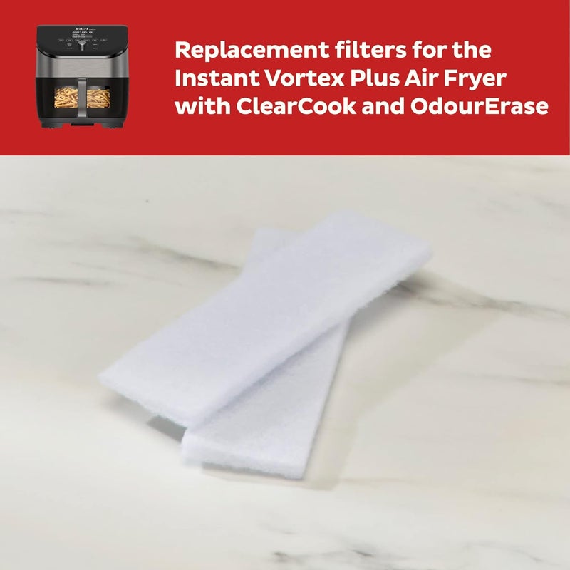إنستانت بوت مرشحات Instant Vortex Plus لسعة 5.7 لتر ClearCook OdourErase SS UK الأصلية، مجموعة من 4 قطع، أبيض - Image 4