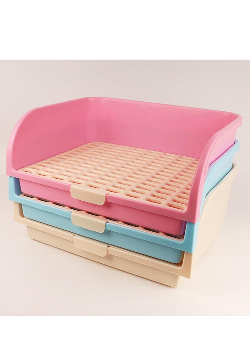 مرحاض أرنب، شينشيلا كبيرة للنمس، مرحاض مربع، مريح للتنظيف، مريح، مثالي للأرانب الكبيرة، حجم كبير، مثبت على الحائط، قابل للغسل - Image 4