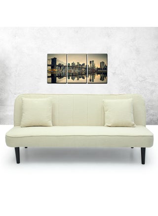 Modern Design MH-107SB SOFA CUM BED OR 3 Seater Sofa FABRIC 3-Seater Sofa,Made of finiest fabric sofa cum bed is Foldable Futon Bed for Living Room –(CREAM) - pzsku/Z68EBFDA066AD260927EEZ/45/_/1708325180/c97fe5d2-d010-4816-a4ac-6942296f908a