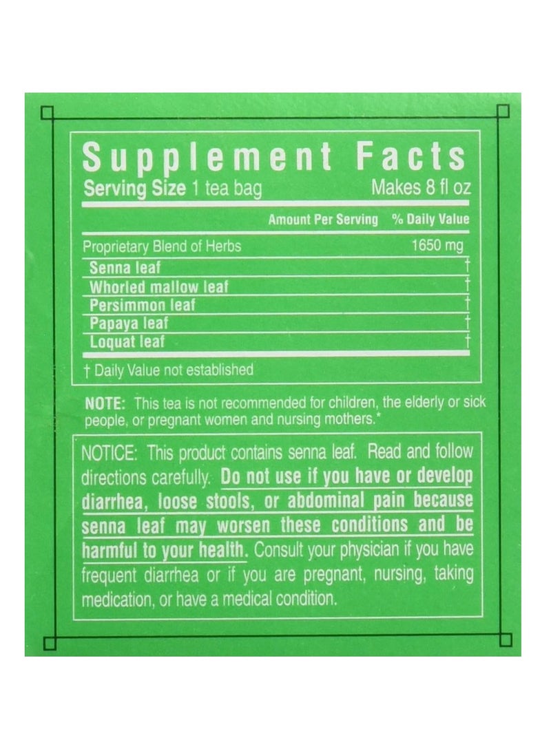 Triple Leaf Tea Triple Leaf Tea Ultra Slim Herbal Tea Caffeine Free 20 Tea Bags 1.16oz 33g - Image 2