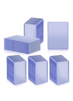 Chinco 100 Pieces Baseball Card Holder Sleeve Plastic Hard Card Sleeve Plastic Card Protector Holder For Baseball Card Football Card Sport 3 X 4 Inch (Clear)  - Image 1
