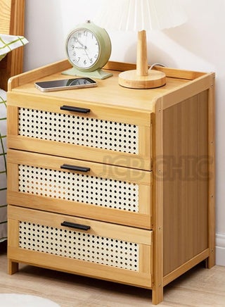 Bamboo Nightstand, 3 Drawer Dresser for Bedroom, Bedside Furniture, Night Stand, End Table for Office, Closet, Dorm, Living Room, Natural, Bedside Table, End Side Table - pzsku/Z68EC2BDDE2AF1252FFA4Z/45/1742369761/7aefa10d-31cf-4aa8-9d02-35eafcc9c37e