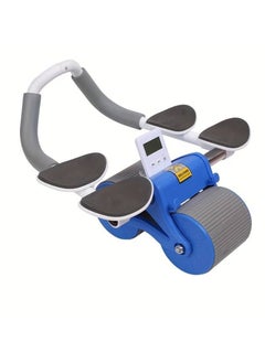 DIGI CORE New Ab Roller Wheel With Knee Mat And Timer, Automatic Rebound Abdominal Wheel, Ab Abdominal Exercise Roller with Elbow Support, Abs Workout Equipment Ab Exercise Roller For Women Men  - Image 1
