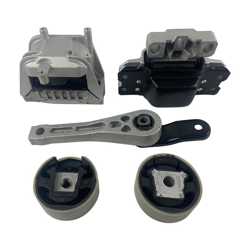 BST BSSP Engine Motor Transmission Mount Kit Compatible with Volkswagen 20062010 Jetta 25L for 1214 VW Beetle for 1014 Golf 25 Jetta for 0609 Wolkswagen Rabbit 1K0199262BC 1K0199262BC