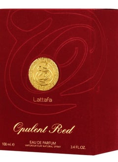 Lattafa Perfumes Opulent Red for Unisex Eau de Parfum Spray, 3.4 Ounce (137662)  - Image 3