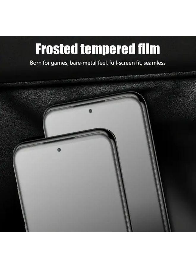 Matte Tempered Glass Screen Protector For Galaxy A16 5G Full Coverage Anti Glare 4 Pack - Image 4