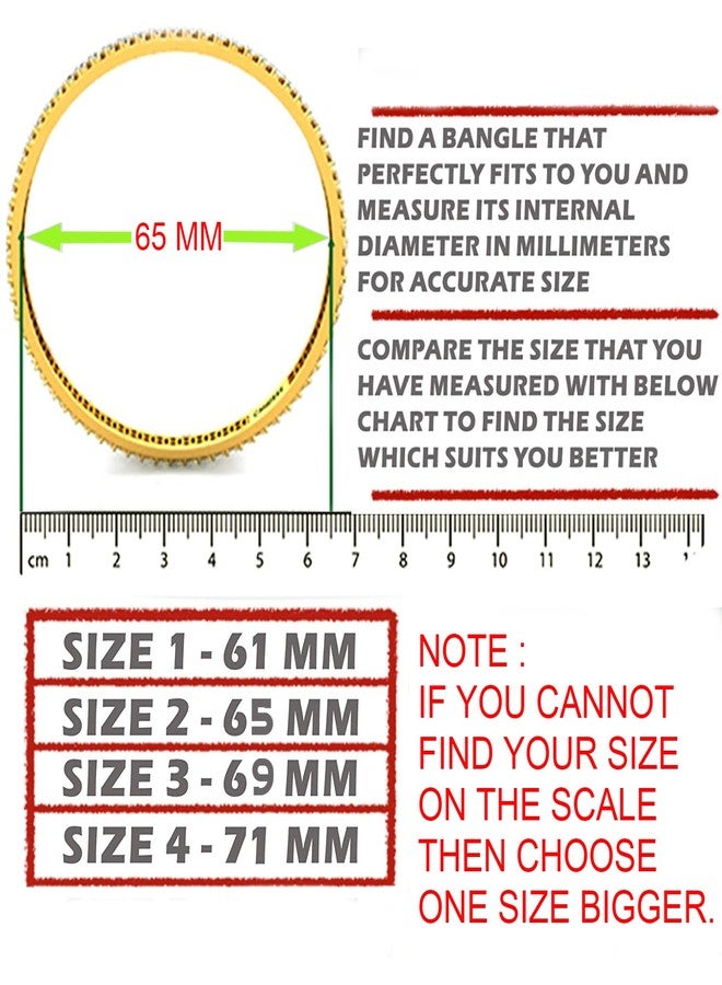 LUXURIA OM GOLD PLATED STAINLESS STEEL Heavy KADA for Men, Boys (71 millimeters) - Image 5