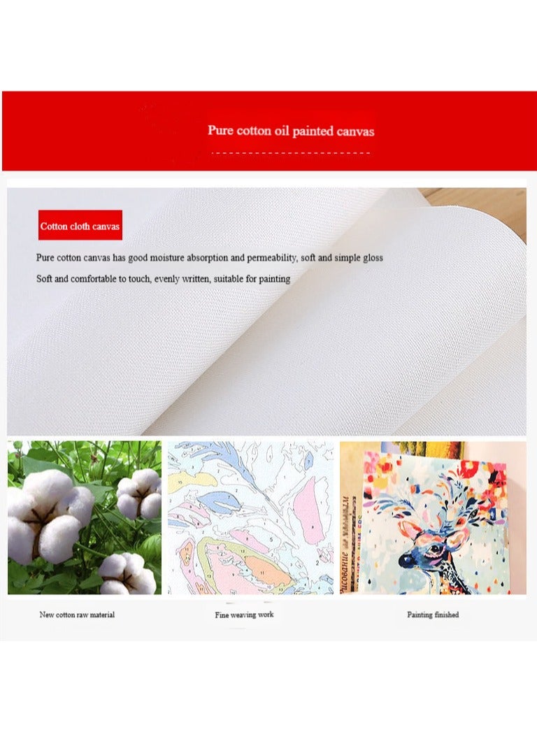 Anna DIY Cartoon Anime Hand-Painted Colorful Decorative Oil Painting - Image 5