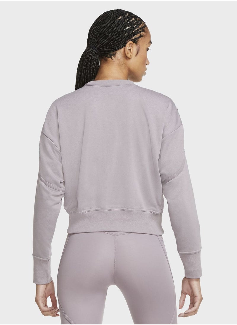 Nike - Therma Fleece Cropped Sweatshirt - Image 1