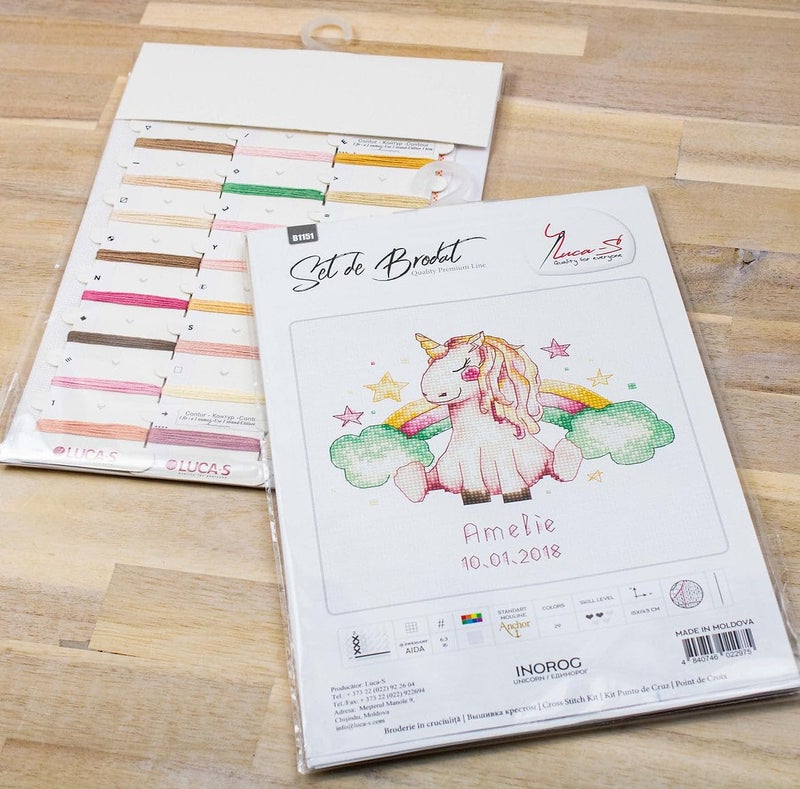 Luca-S Cross Stitch Kit Luca-S - Unicorn, B1151 - Image 2