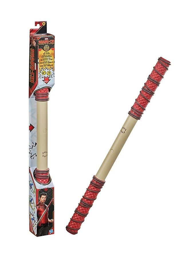 MARVEL Hasbro Marvel Shang-Chi And The Legend Of The Ten Rings Battle Fx Bo Staff Electronic Role Play Toy Ages 5 And Up  - Image 1