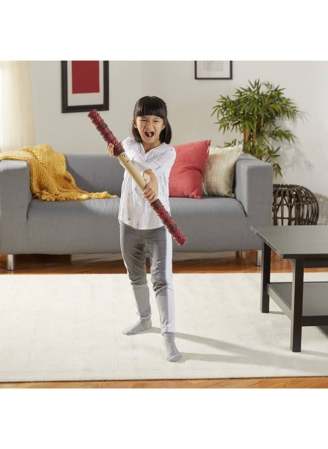 MARVEL Hasbro Marvel Shang-Chi And The Legend Of The Ten Rings Battle Fx Bo Staff Electronic Role Play Toy Ages 5 And Up  - Image 5