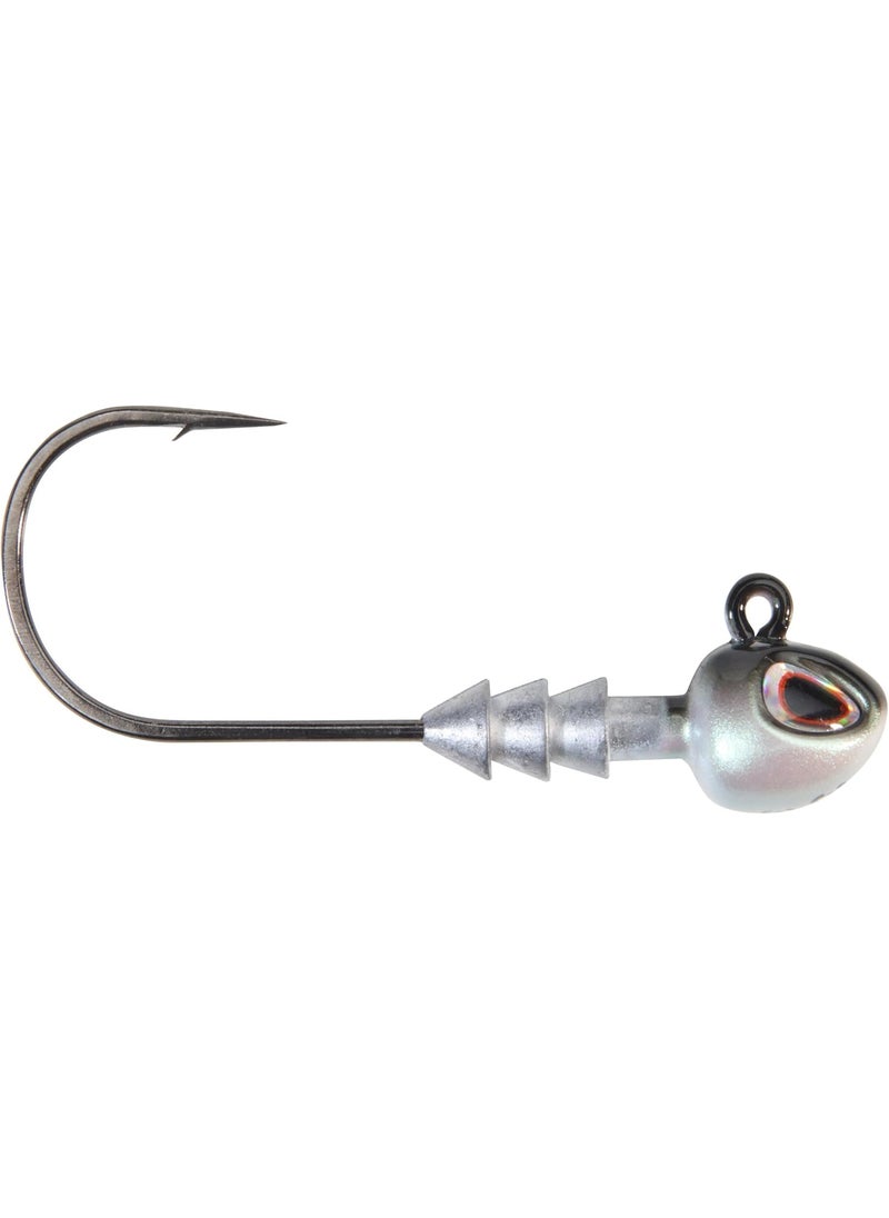 Berkley Berkley Fusion19 Hybrid Jighead Fish Head Size 30 Hook 316 oz Sticky Sharp Hook Point Conical BaitKeeper HighDef Details and Realistic 3D Eye  - Image 1