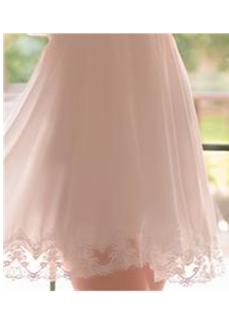 Embroidered transparent pajamas set pajamas and underwear two-piece set - Image 4