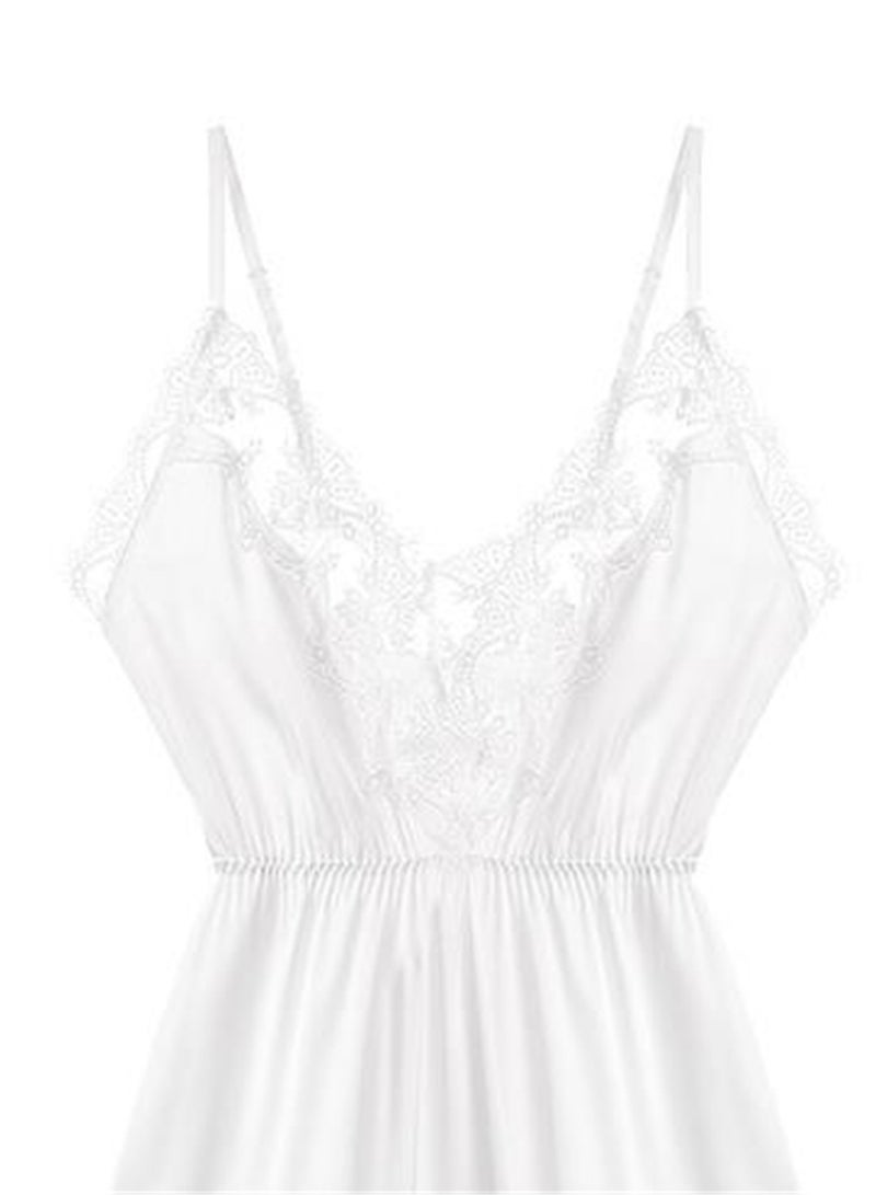 Embroidered transparent pajamas set pajamas and underwear two-piece set - Image 3