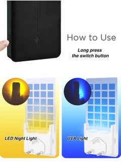 ABJ Fly Trap Indoor(1 Device + 10 Glue Cards), Plug-in Flying Insect Trap for Mosquito, Flies, Fruit Flies, Moths, Gnats, Gnat Trap for House Indoor, White  - Image 5