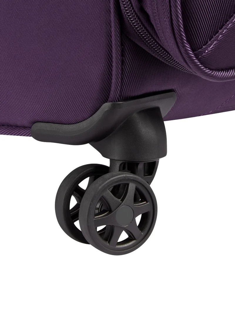 DELSEY Paris Large Optimax Lite 80 Cm Softcase 4-Double Wheeled Expandable Check-In Luggage Trolley - Purple  | Best Price UAE