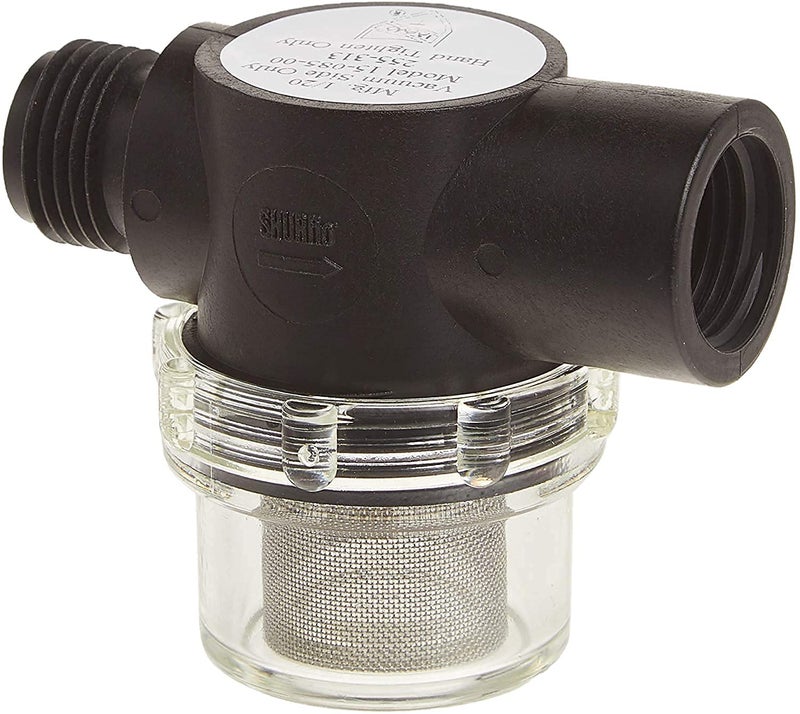 Shurflo 255213 12 MNPT x FNPT Inline Strainer for 2088 Series Pumps