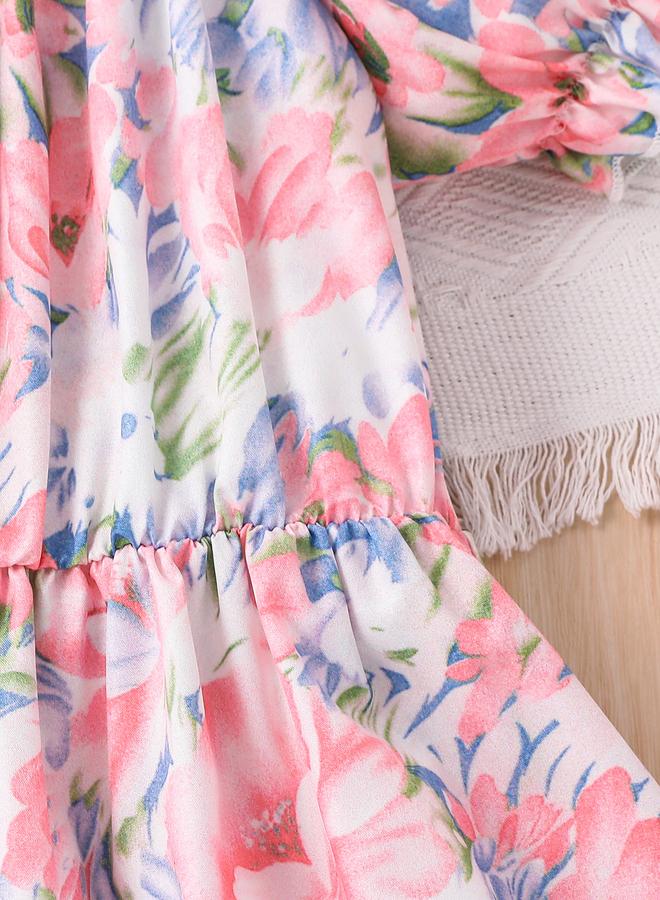 تايك تو فستان - بطبعة زهور متعددة من تيك تو - Image 5