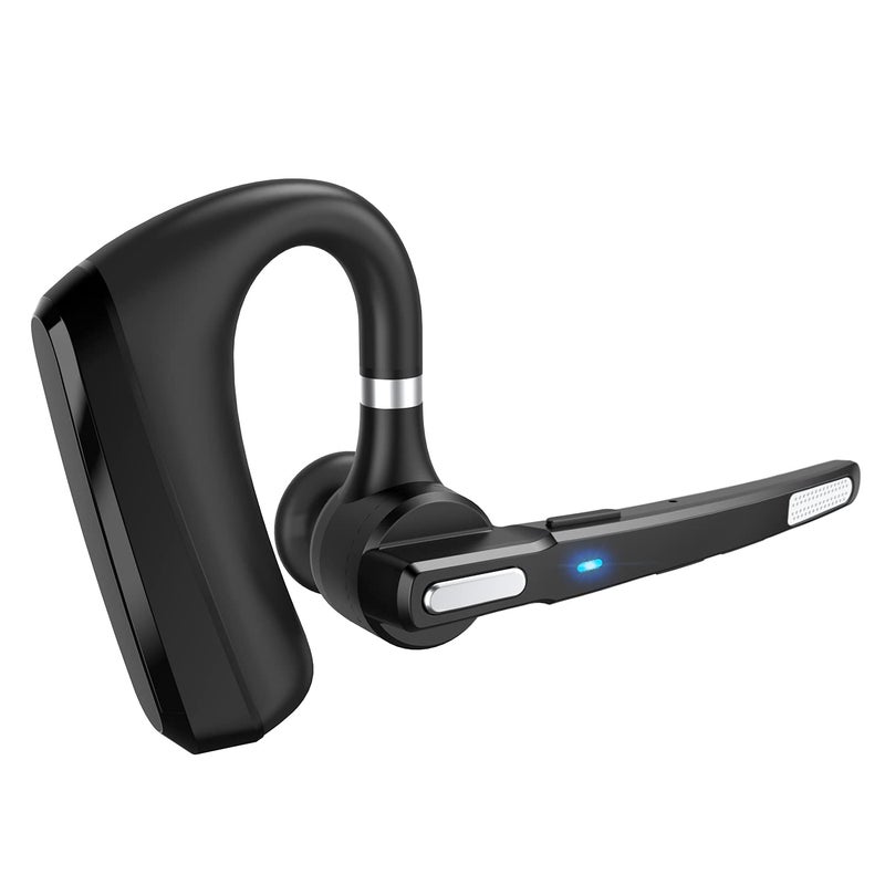 MQQC Bluetooth Headset V5.0, Wireless Bluetooth Earpiece 24Hrs HD Calling,CVC8.0 Dual Mic Noise Cancelling, Hands-Free Bluetooth Earphone for Driving/Business/Office - Image 1