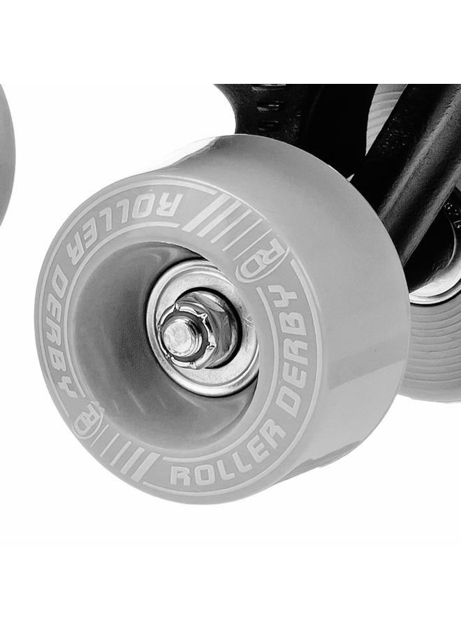 Roller Derby FireStar V2 Quad Skates - Black/Grey - Size - UK 3 - Image 3
