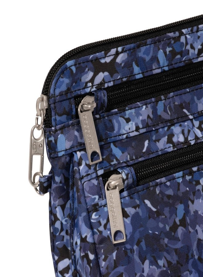 Baggallini Securtex Anti-Theft Crossbody 8.25"x8.25" Travel Purse with RFID, Locking Zippers & Cut-Resistant Strap - Image 4