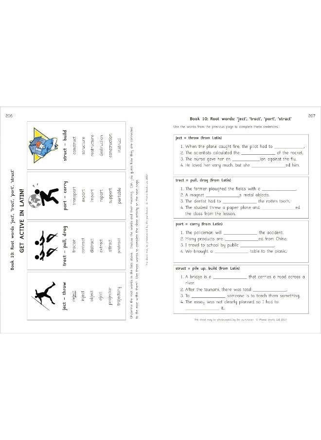 Phonic Books Amber Guardians Activities: Suffixes, prefixes and root words  - Image 2