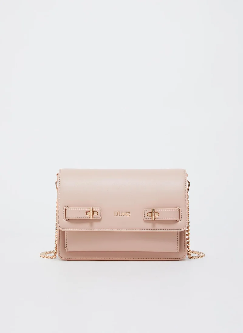 ليو جو Pink crossbody bag