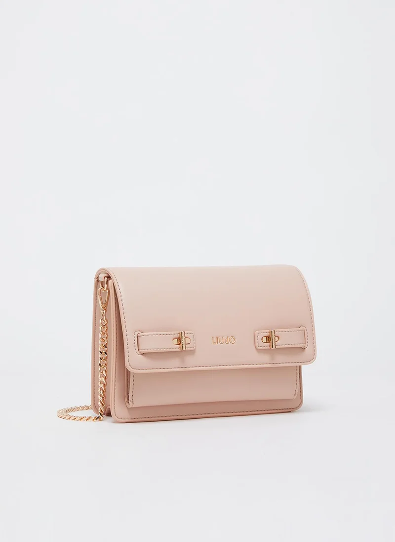ليو جو Pink crossbody bag