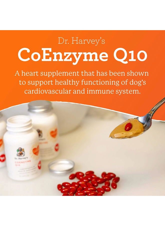 Dr. Harvey's Coenzyme Q10 - Heart & Cardiovascular Support Supplements for Dogs, 60 Capsules - Image 2