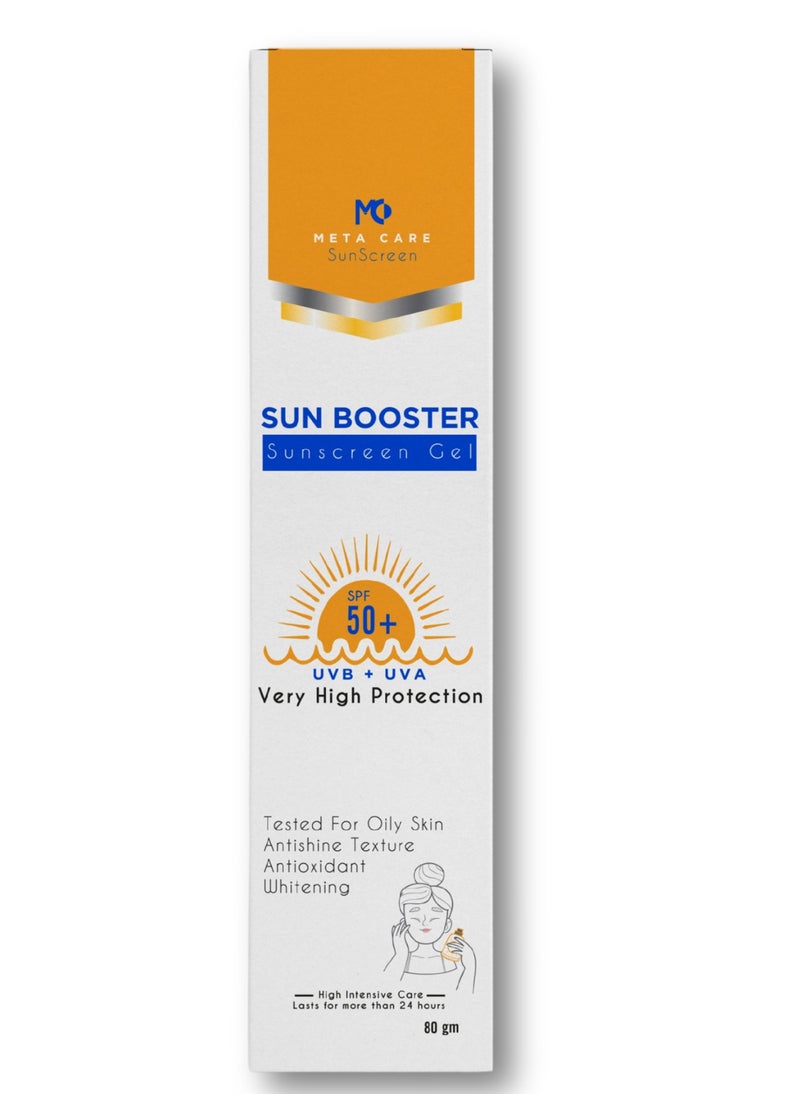 Meta Care - Sun Booster Sunscreen Moisturizer Gel spf 50+ 80 gram - Image 1